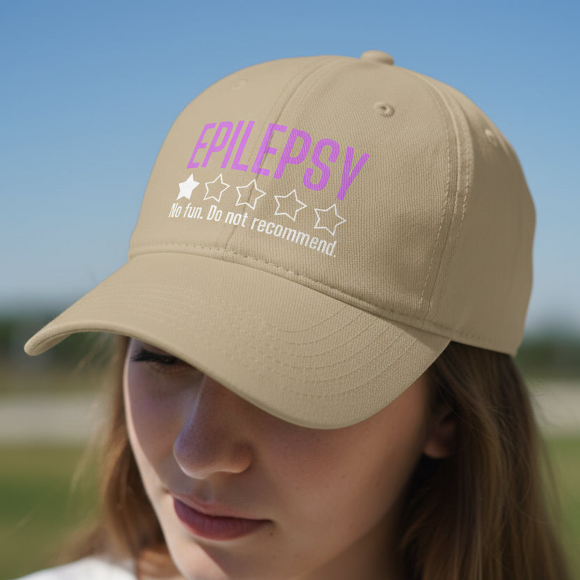 Epilepsy One Star Review Hat | Funny Awareness Baseball Cap