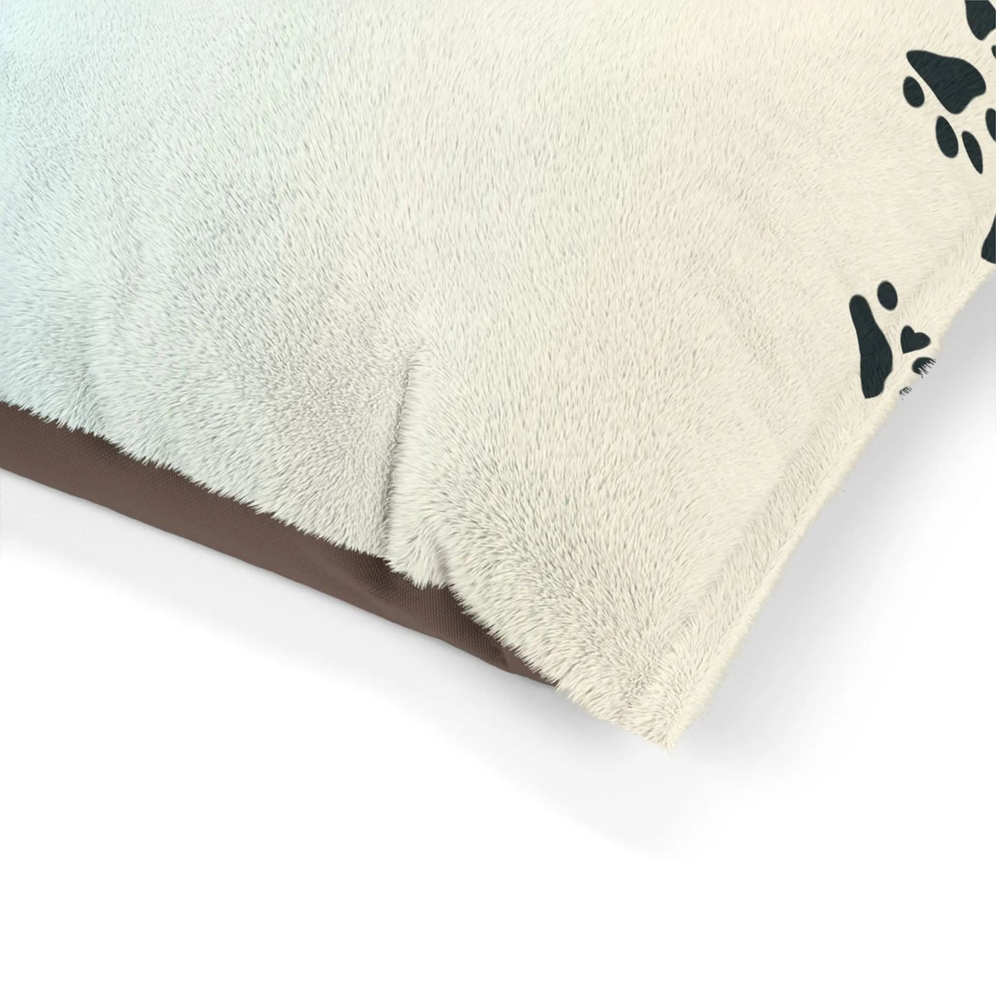 Pastel Paw Print Pet Bed | Cozy Dog & Cat Bed