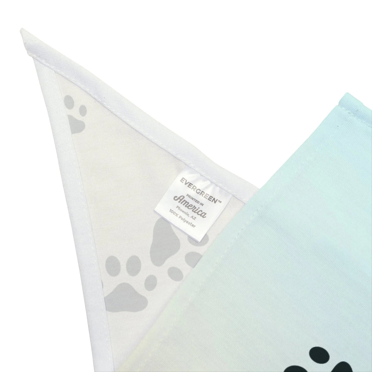 Paw Print Pet Bandana - Stylish Accessory for Dogs & Cats