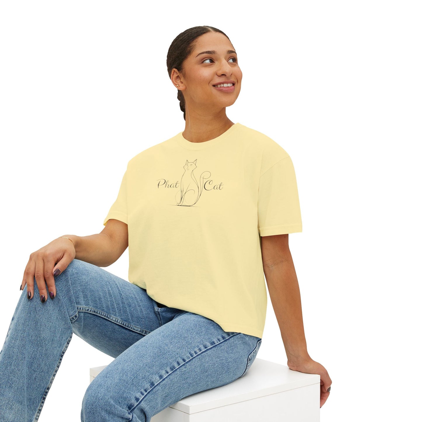 Phat Cat — Women’s Boxy Tee