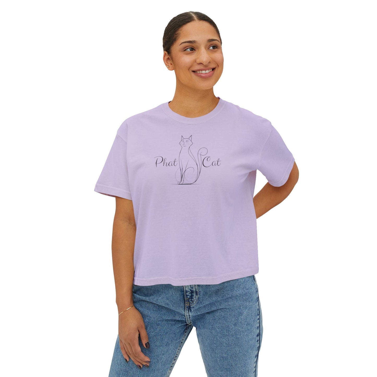 Phat Cat — Women’s Boxy Tee