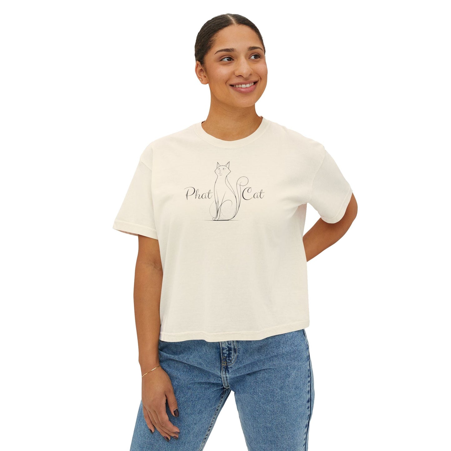 Phat Cat — Women’s Boxy Tee