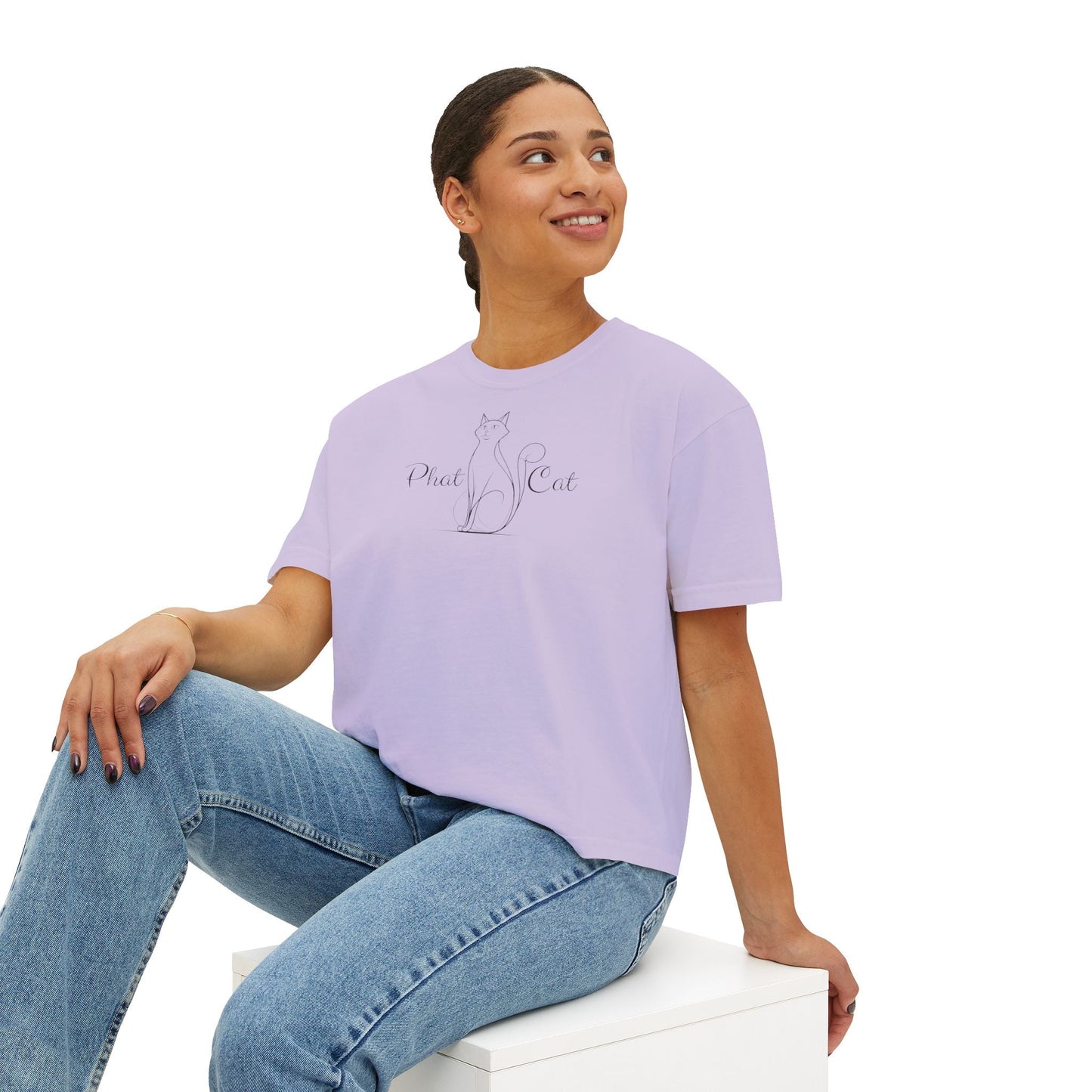 Phat Cat — Women’s Boxy Tee
