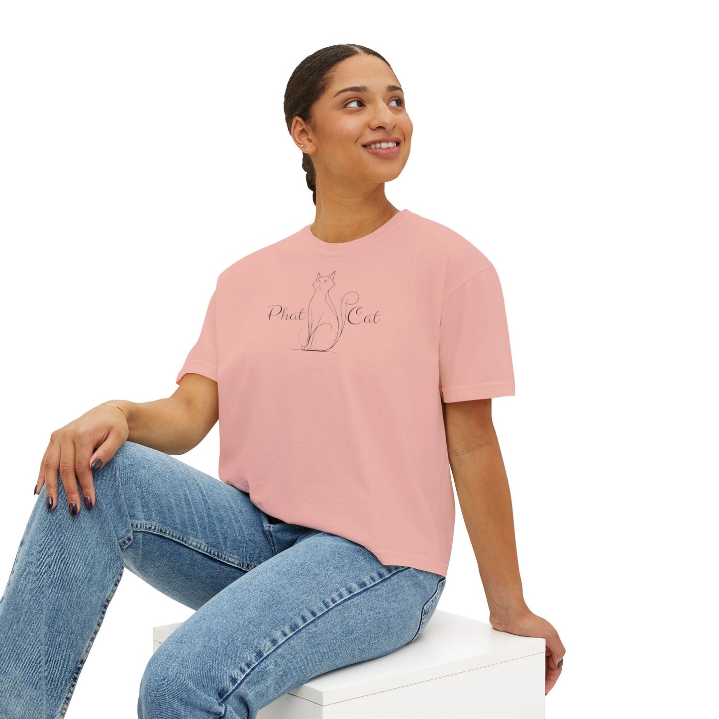 Phat Cat — Women’s Boxy Tee