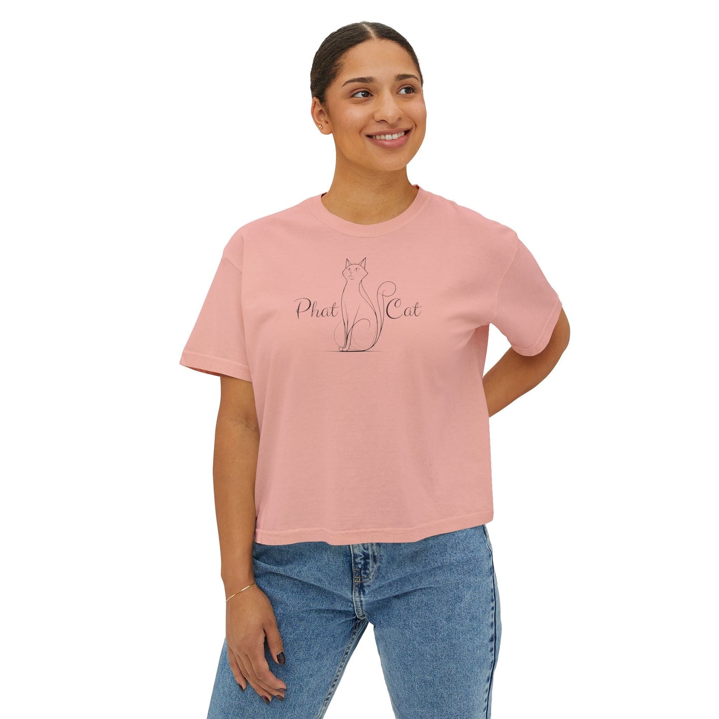 Phat Cat — Women’s Boxy Tee