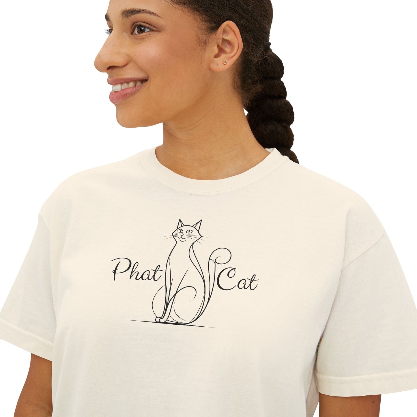 Phat Cat — Women’s Boxy Tee
