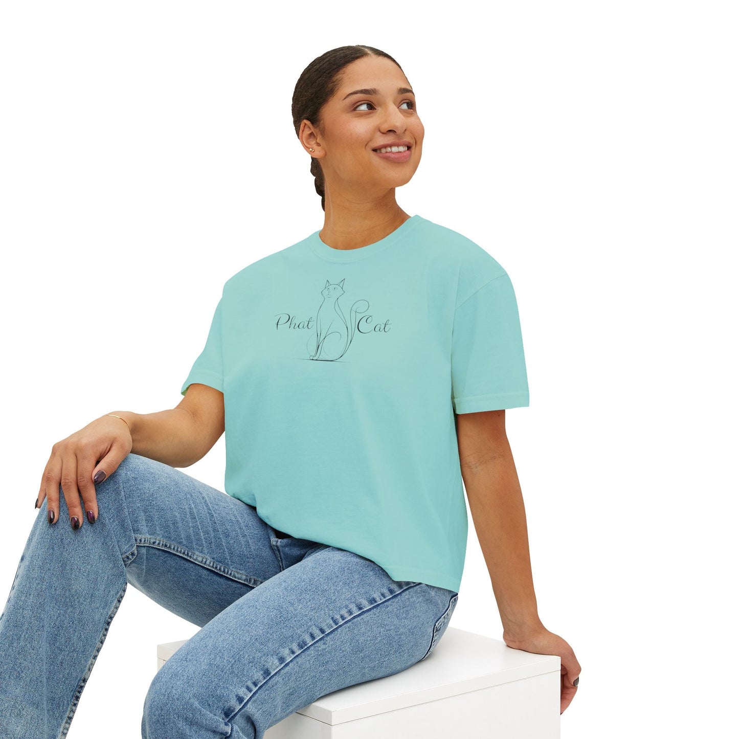 Phat Cat — Women’s Boxy Tee