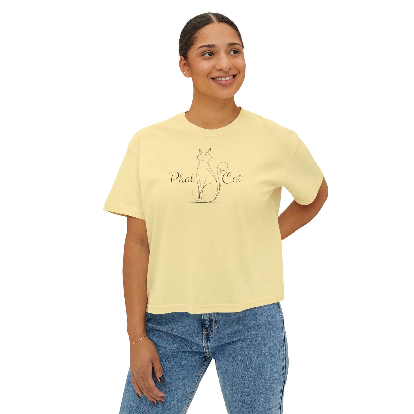 Phat Cat — Women’s Boxy Tee