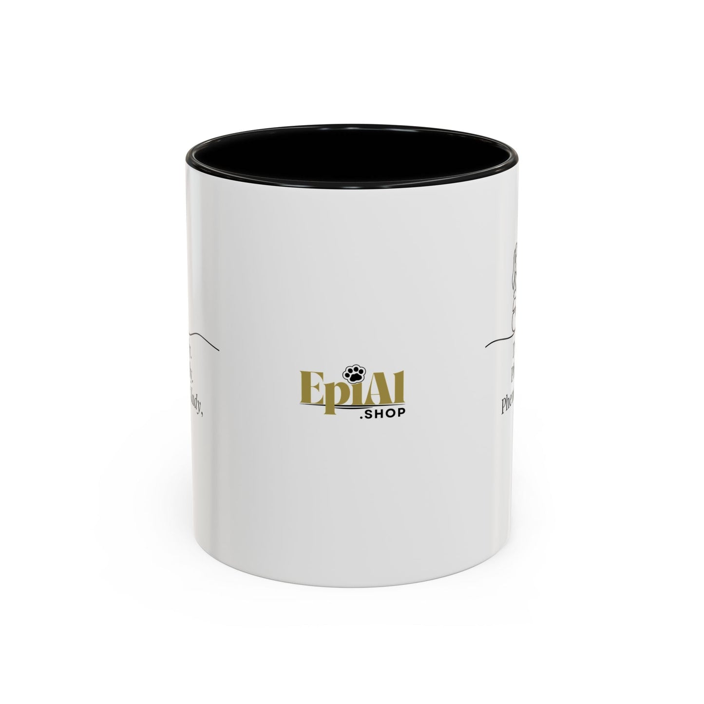 Phenomenal Cat Lady Accent Coffee Mug - Perfect for Cat Lovers
