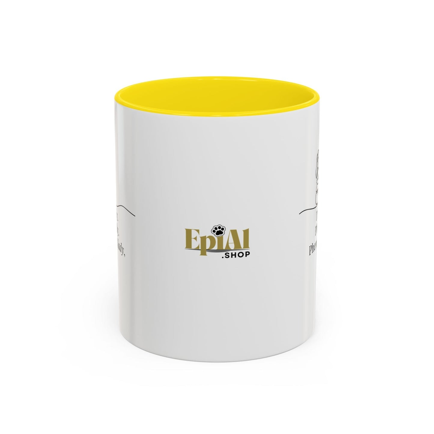Phenomenal Cat Lady Accent Coffee Mug - Perfect for Cat Lovers