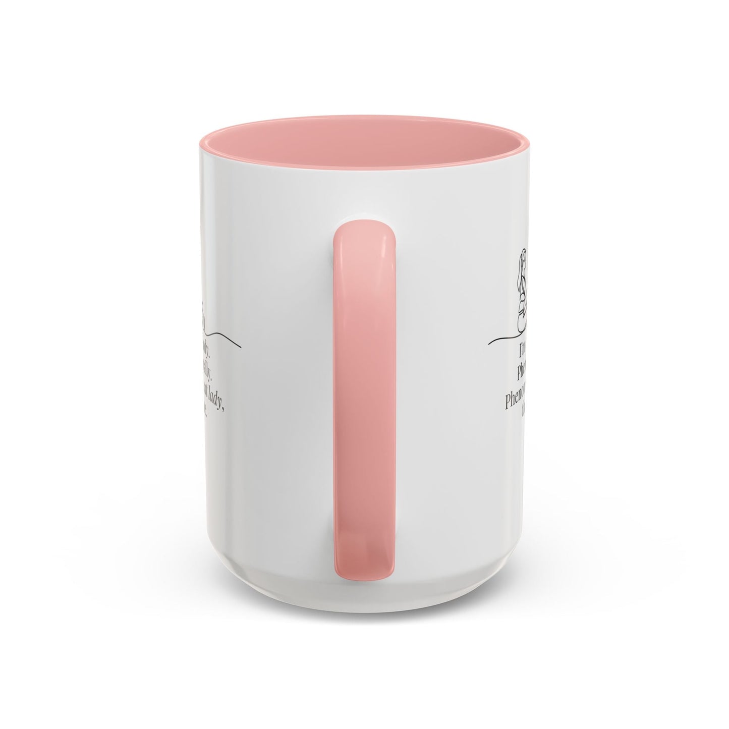 Phenomenal Cat Lady Accent Coffee Mug - Perfect for Cat Lovers