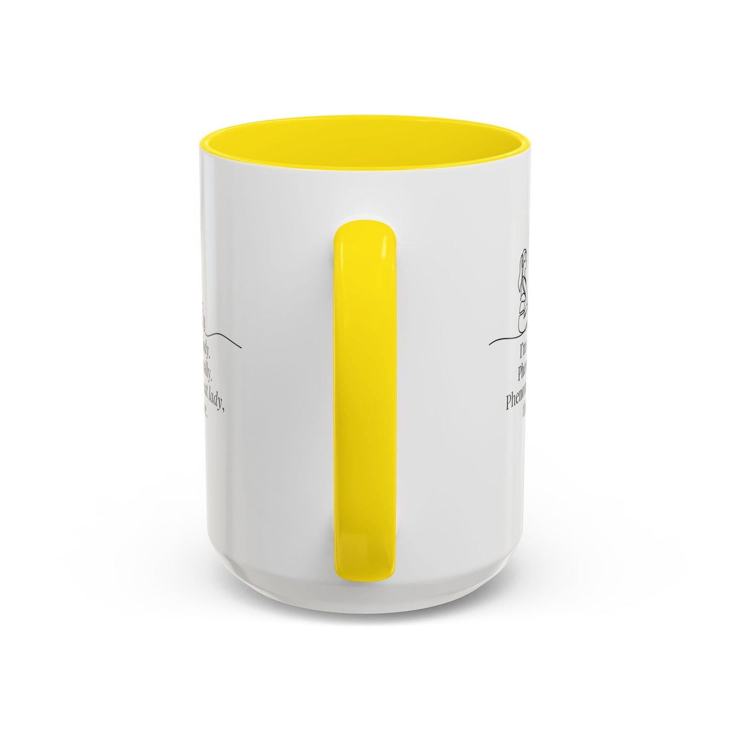 Phenomenal Cat Lady Accent Coffee Mug - Perfect for Cat Lovers