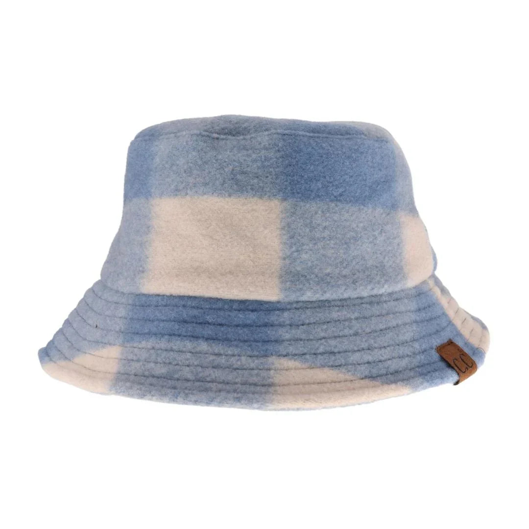 Plaid C.C Bucket Hat