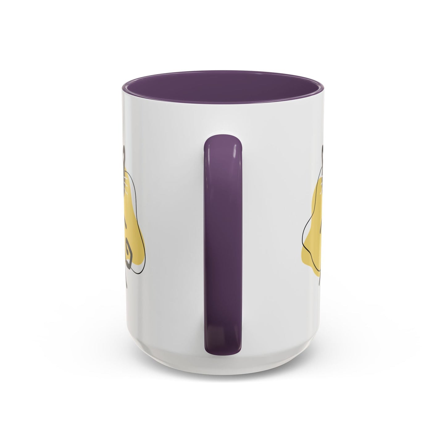 Playful Cat Accent Coffee Mug - 11oz & 15oz
