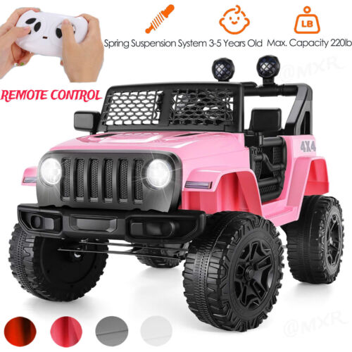 Rev up the Fun with Our 12V Electric Jeep Ride-On Car - Featuring Music and Power Wheels!