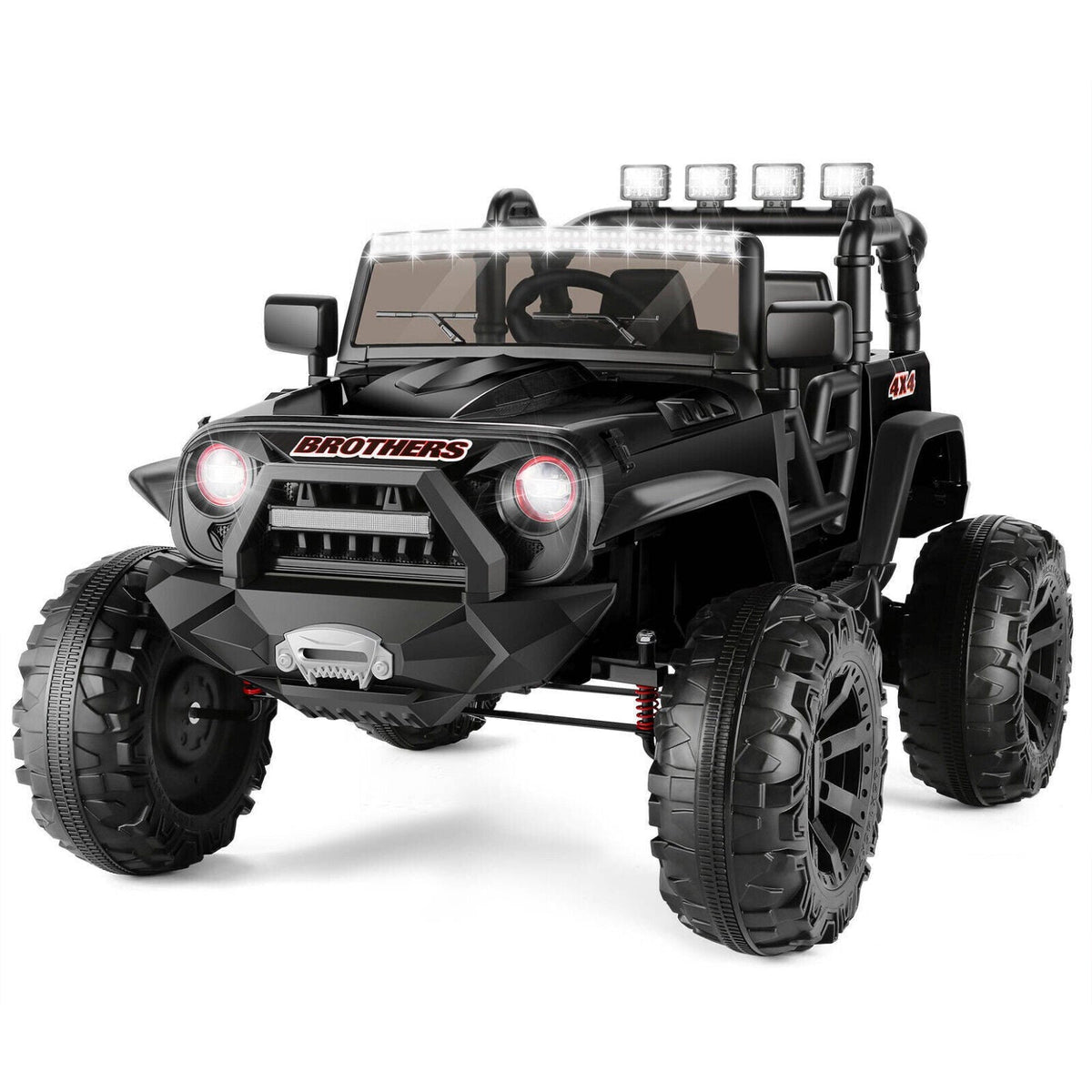 Premium 24V 2 Seater Kids Ride On Truck with Bluetooth Music and 3 Speeds