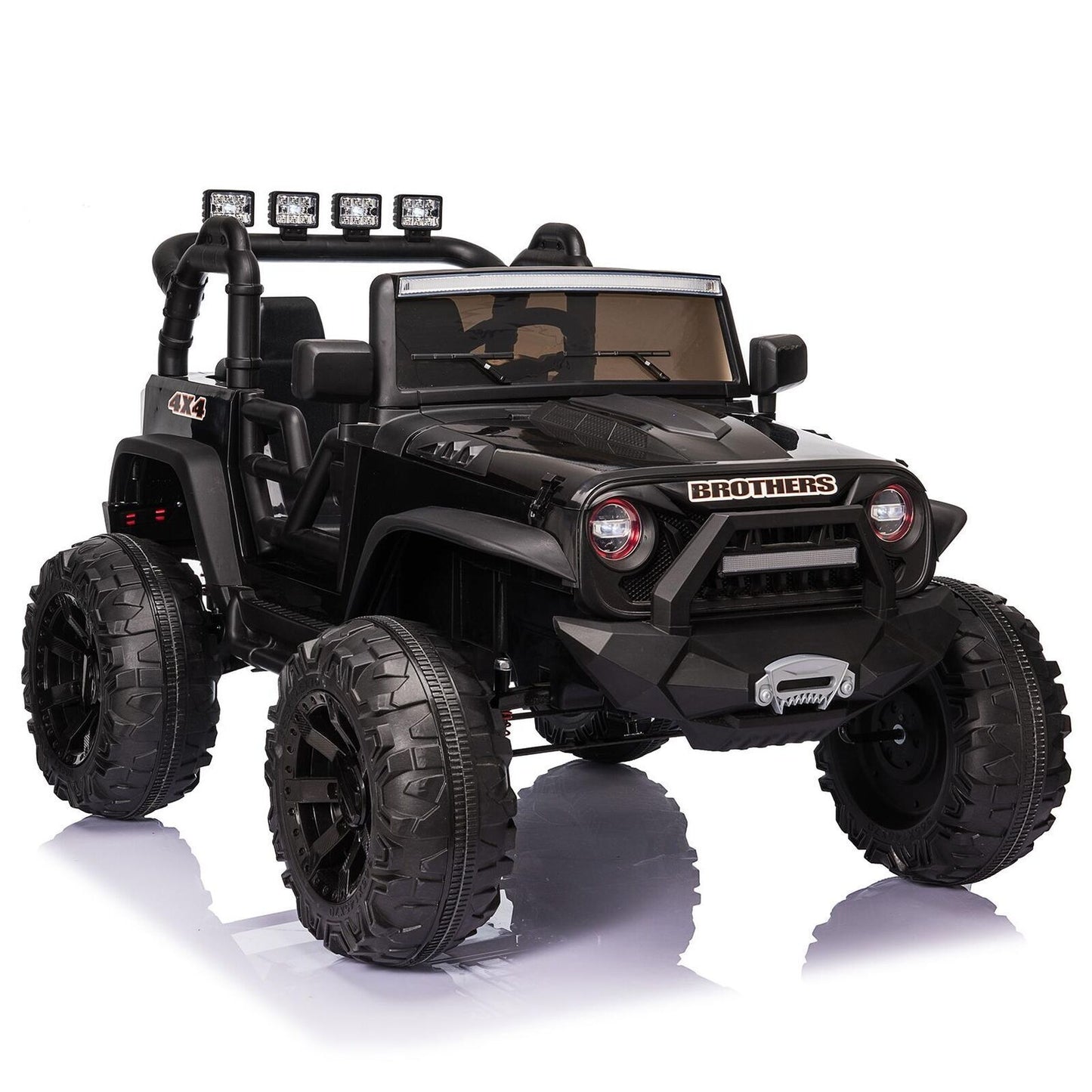400W Electric 24V Battery Kids Ride On Car Toy Jeep with USB, Bluetooth, and Remote Control Features