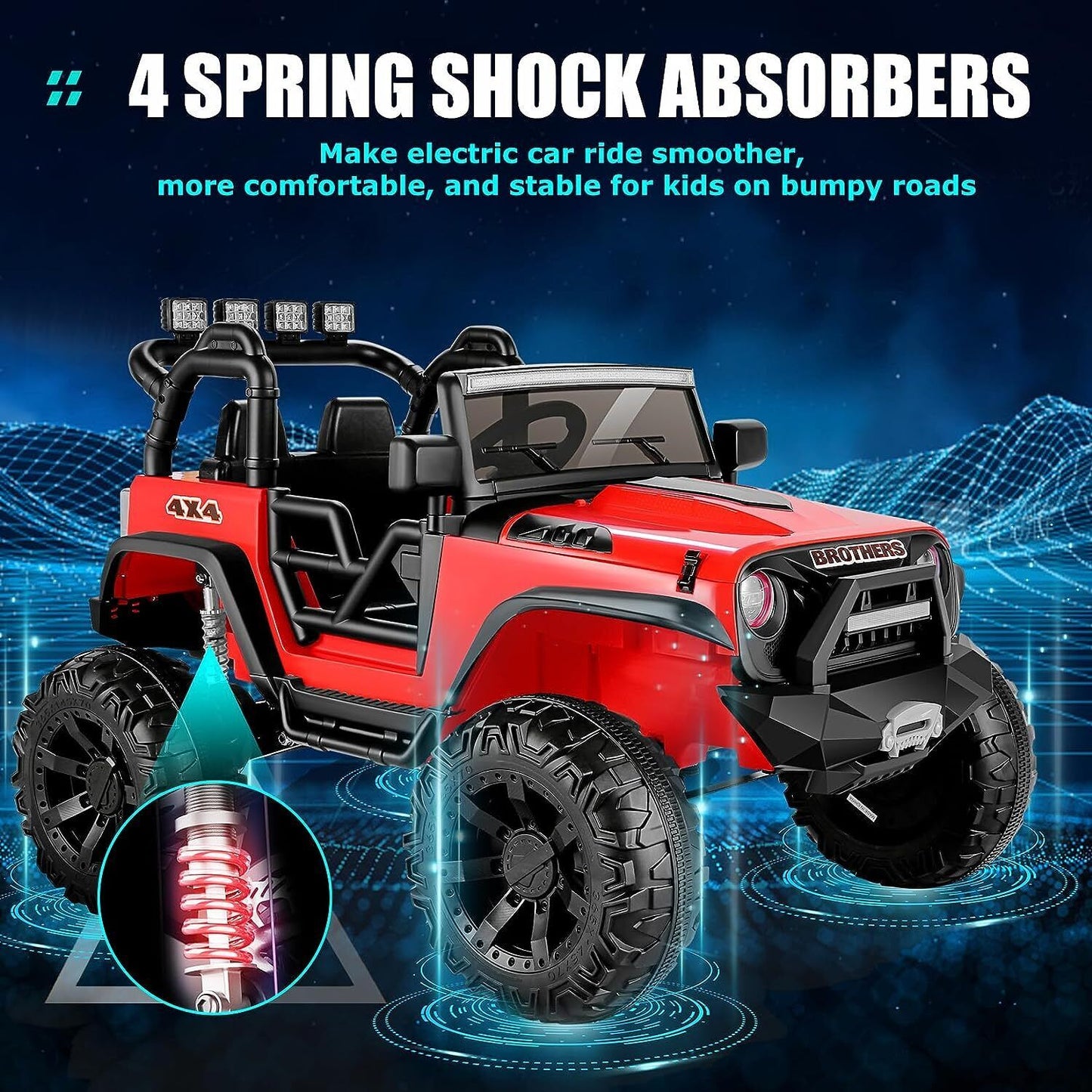 Premium 24V9AH Battery Kids Electric Car with Remote Control and 2x200W Motors - 2 Seater Ride On Toy