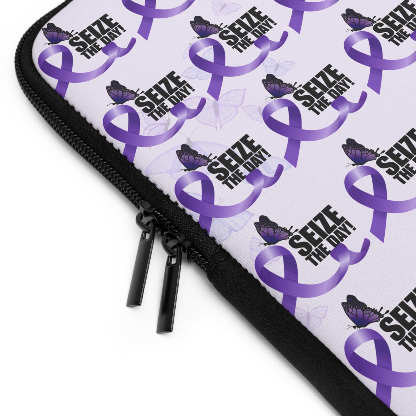 Purple Epilepsy Awareness Laptop Sleeve