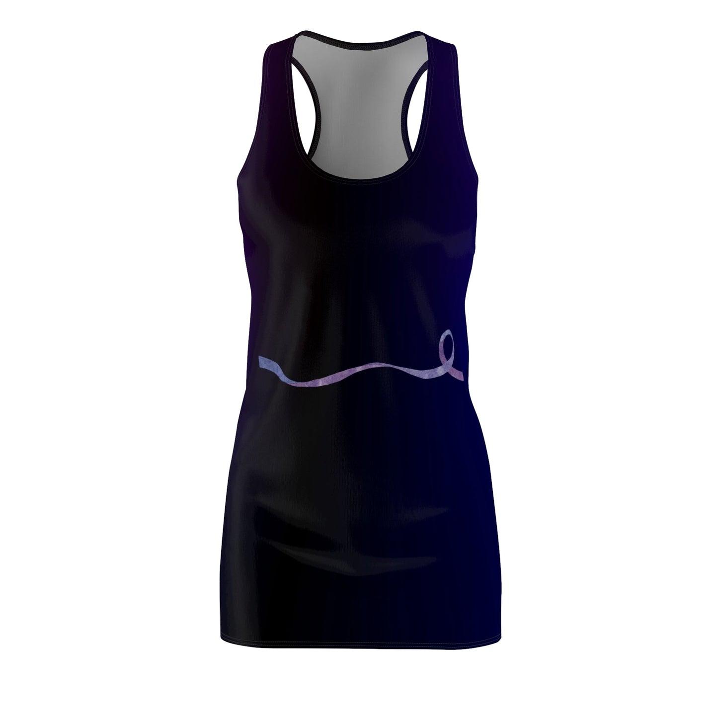 Purple Ribbon for Epilepsy Racerback Dress - Modern Chic with a Message