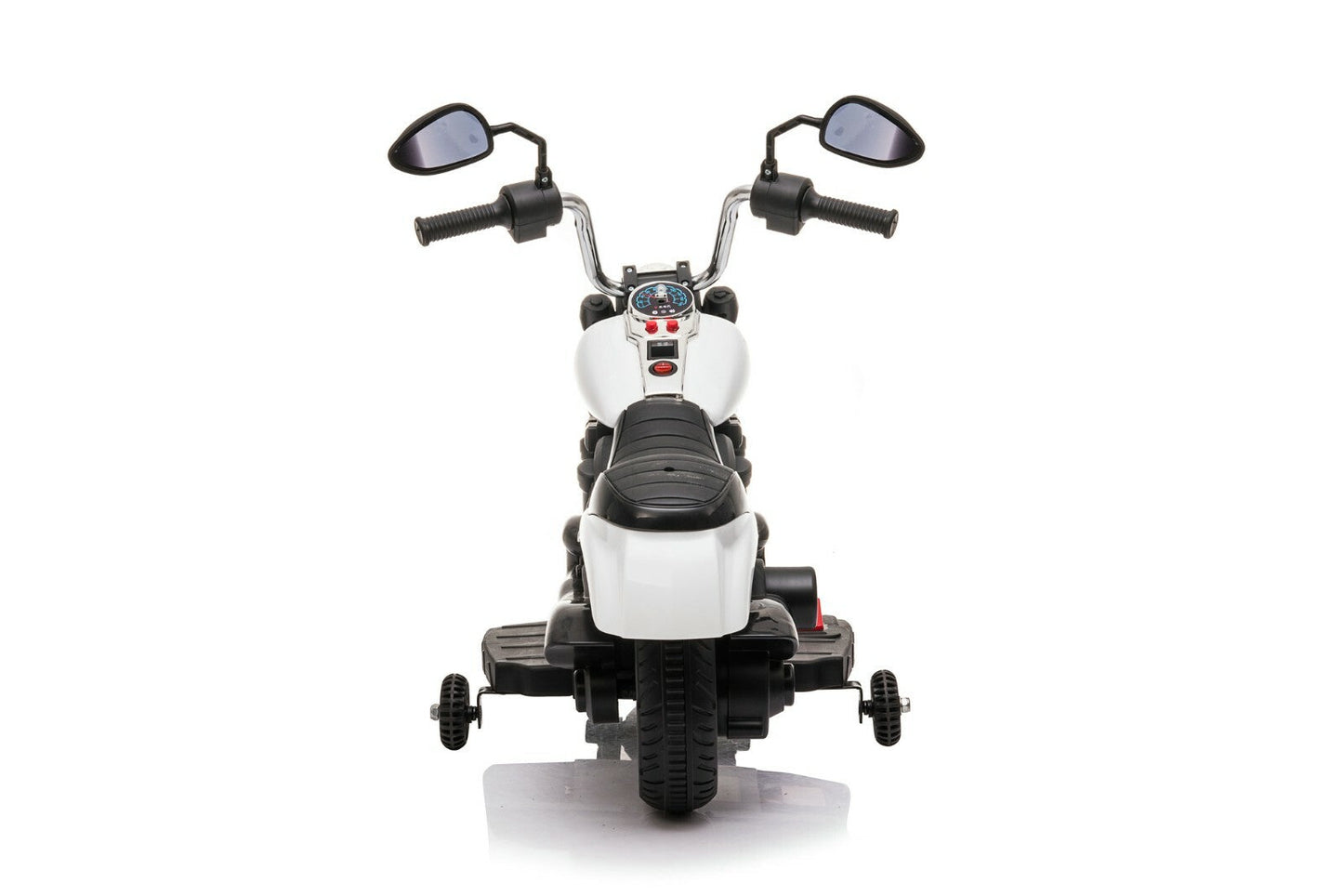 Kids Ride-On Harley Chopper Style Bike with Safety Training Wheels and 6V Battery