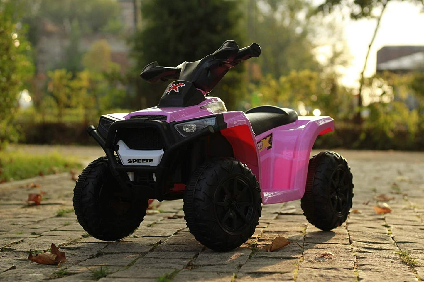 Kids Quad ATV Ride-On Toy Bike with 6V Battery and Four Wheels