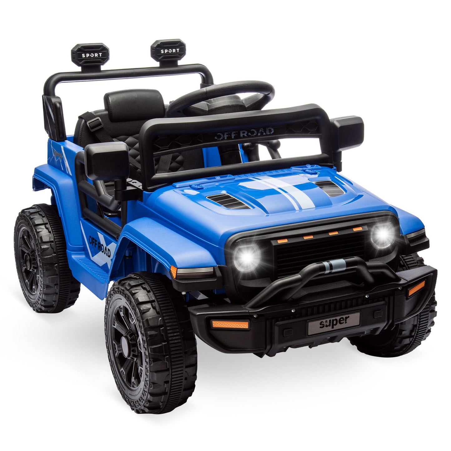 12V Ride-On Truck Car Toy with Parent Remote Control for Kids Ages 3-5