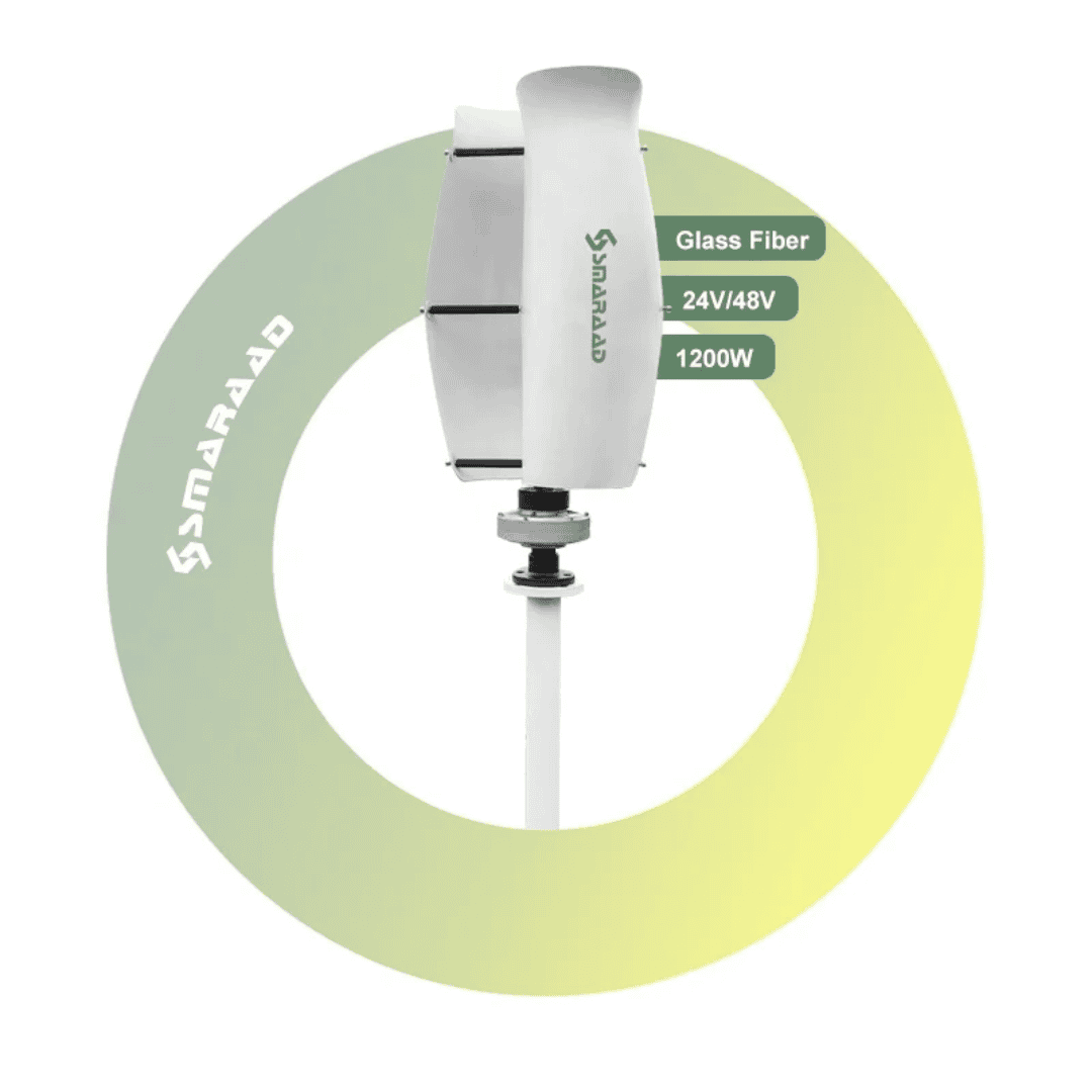 Wind Turbine ST-1200W Low Noise Pole Not Included