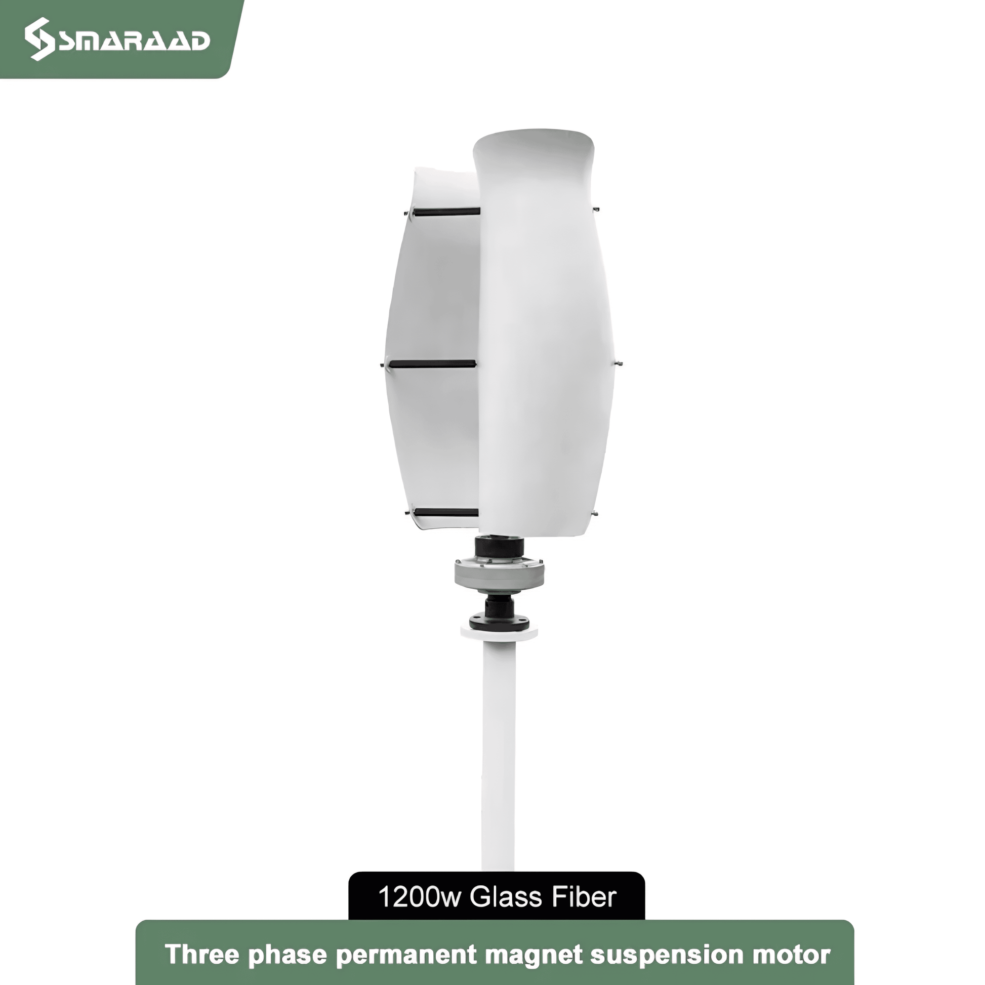Wind Turbine ST-1200W Low Noise Pole Not Included