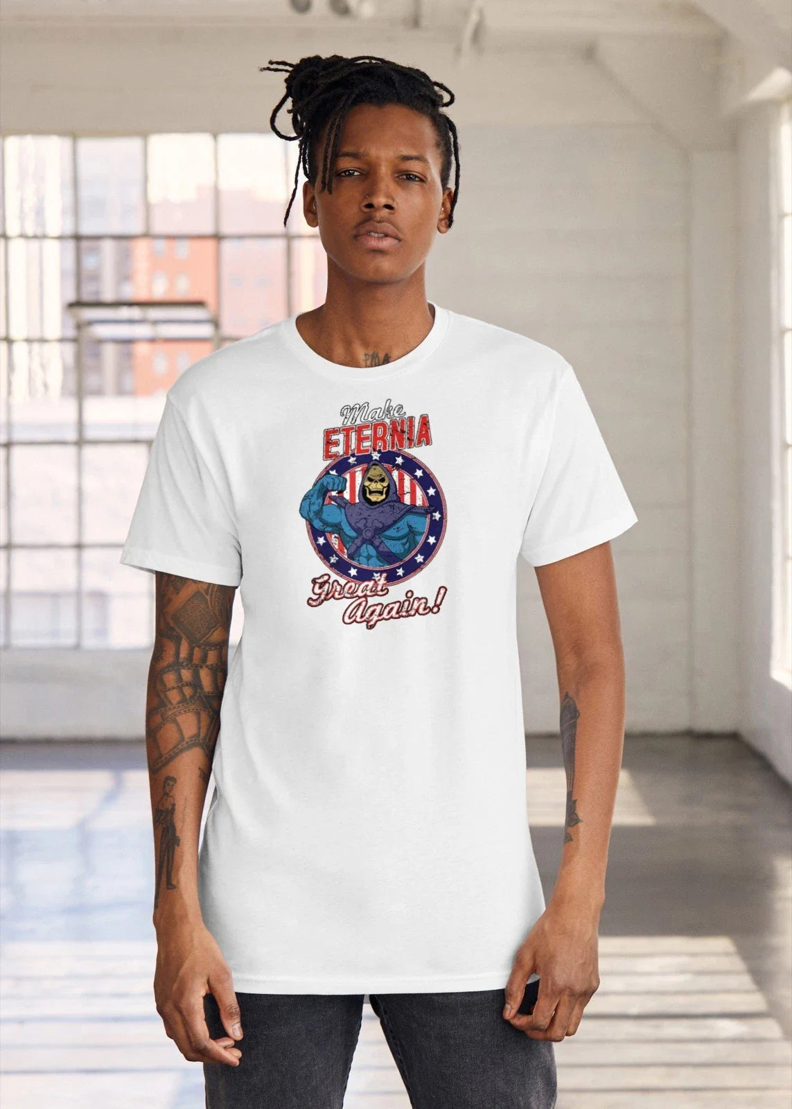 Make Eternia Great Again MOTU Skeletor Mens T Shirt