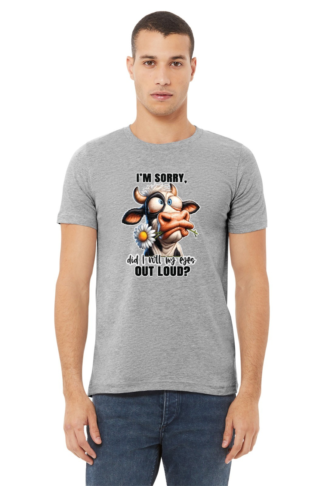Theres a 99% Chance I Dont Care Cow Mens T Shirt