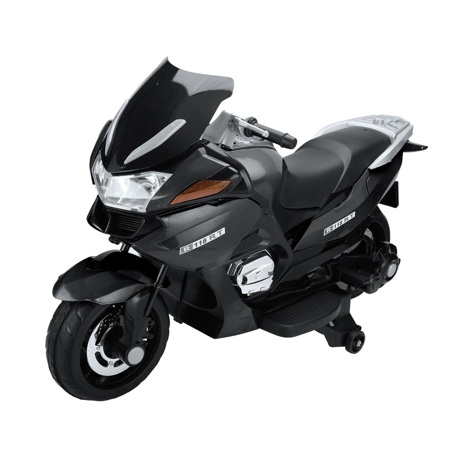 TOBBI 12V Electric Kids Dirt Bike with Training Wheels - Ride On Motorbike for Young Riders