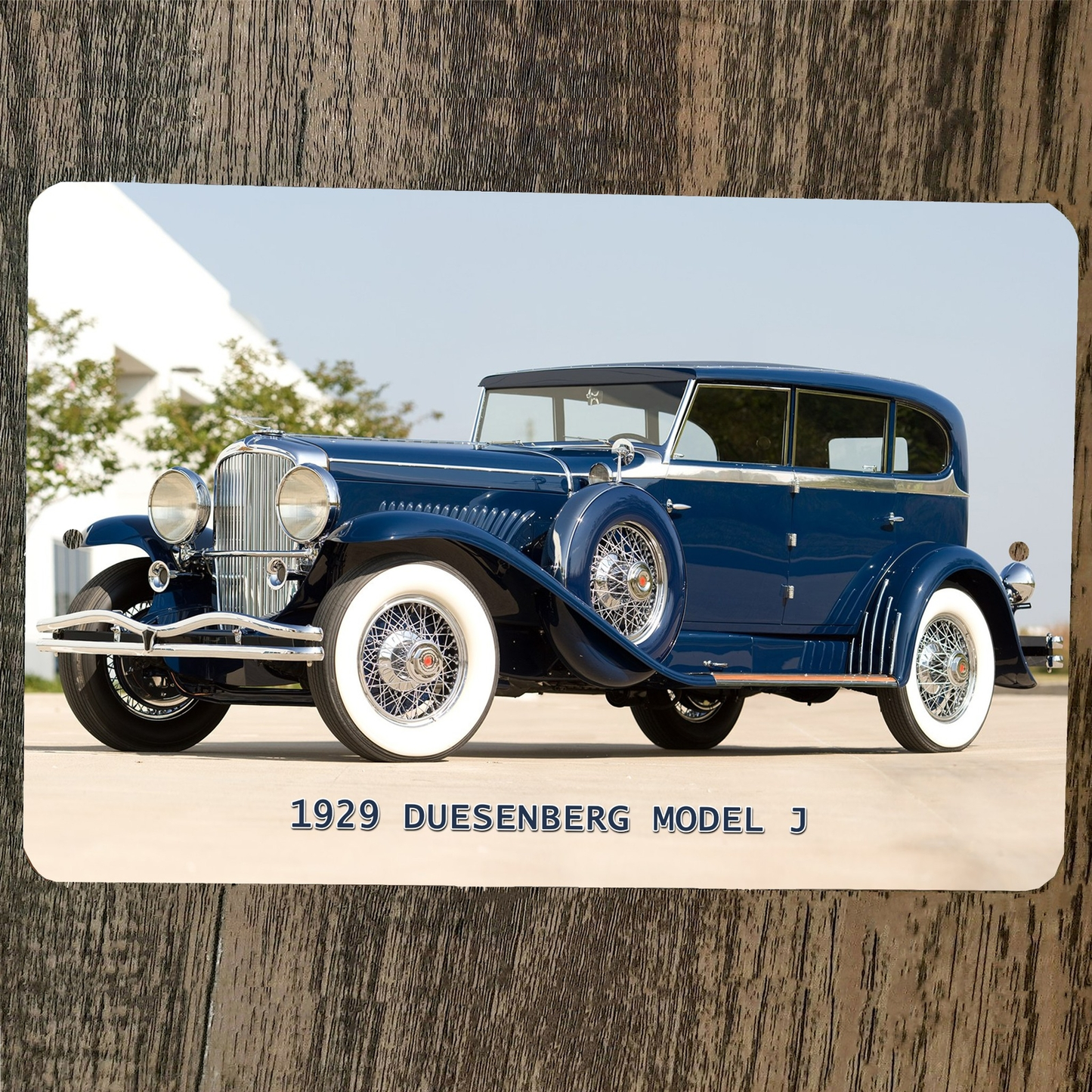 1929 Duesenberg Model J 8x12 Metal Wall Sign Hot Rod Classic Car