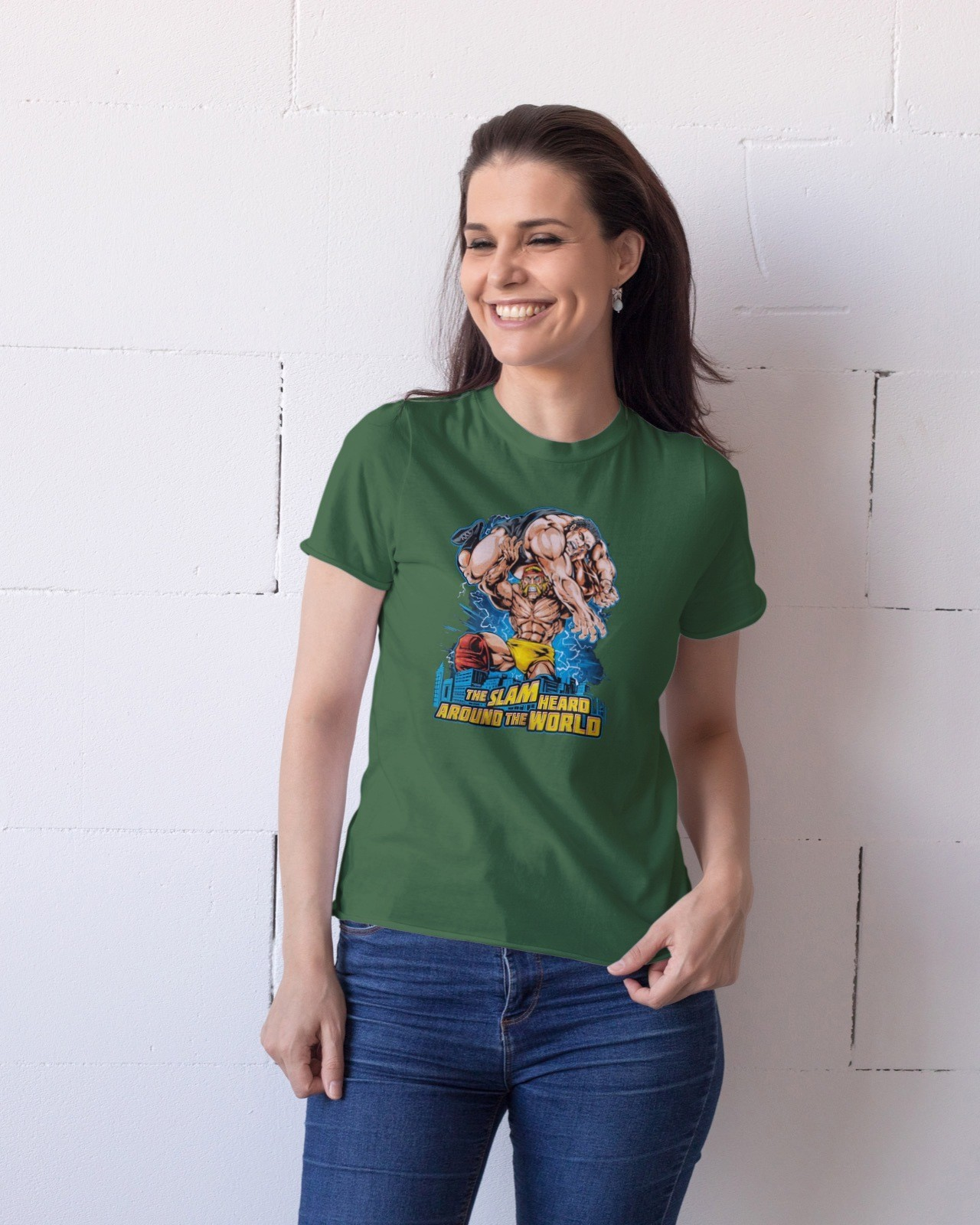 The Slam Heard Around the World Hogan vs. Andre the Giant Men's T-Shirt