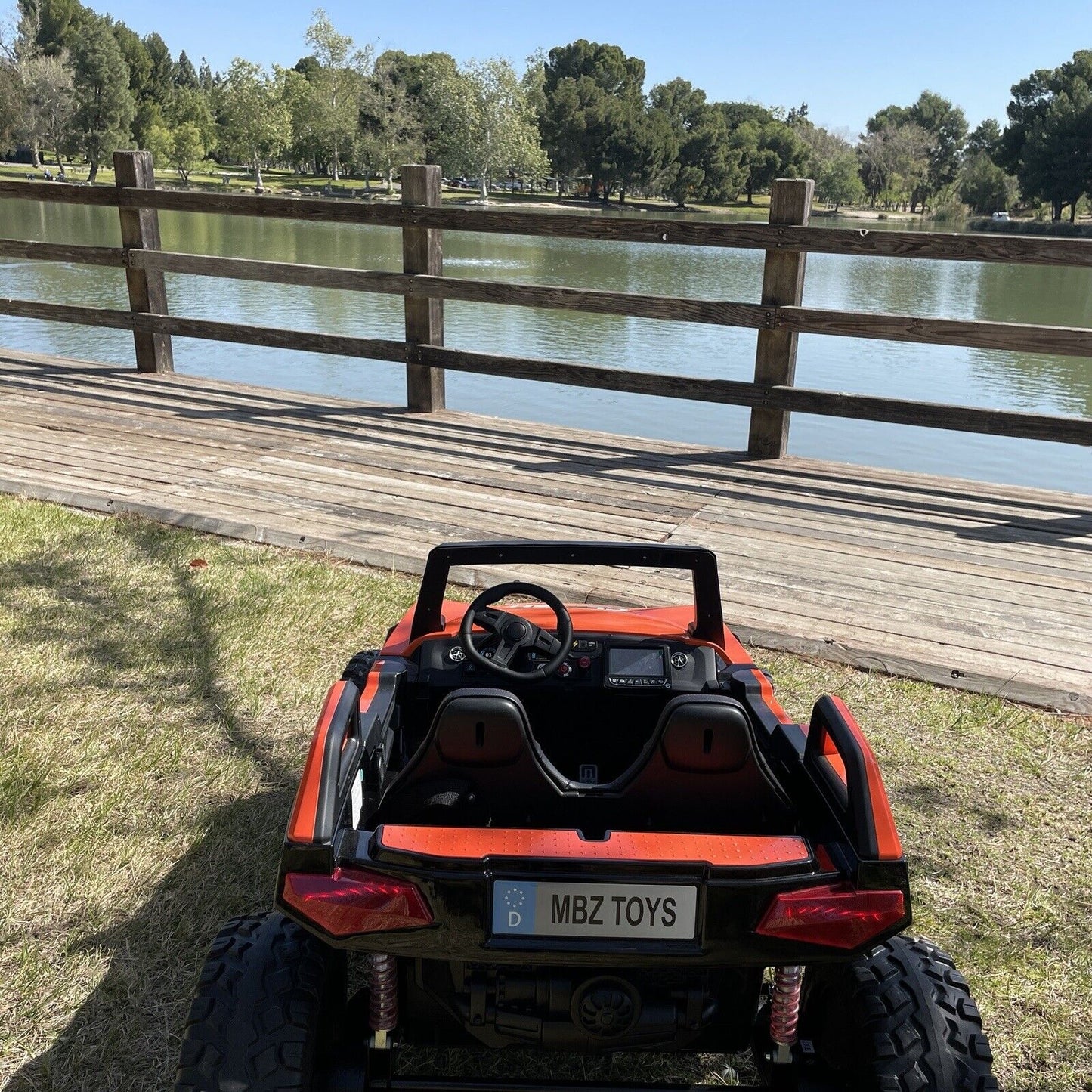 24V Touchscreen Clash Ride-On Mega Buggy - UTV Adventure Vehicle for Two - Razor UTV Inspired - Off-Road All-Terrain Fun Machine - Can-Am Style