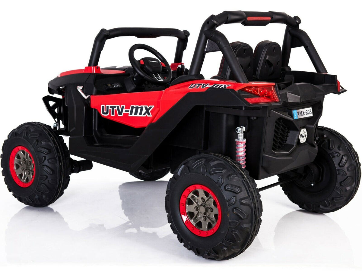 12V Kids Ride-On Toy Electric Car - Mini Moto UTV 4x4 - Black, Blue, White, Red, Pink