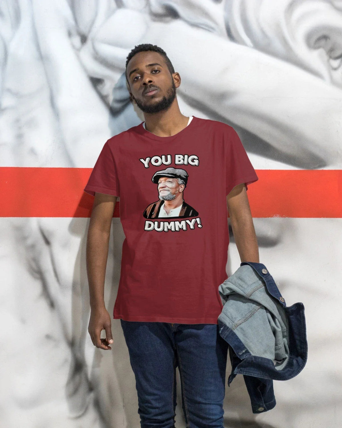 You Big Dummy Red Fox Sanford Mens T Shirt