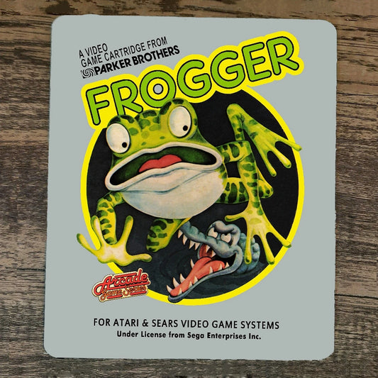 Mouse Pad Frogger Atari Box Cover 2600