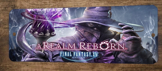 FFXIV Final Fantasy 14 Realm Reborn Video Game 3x12 Metal Wall Marquee Sign