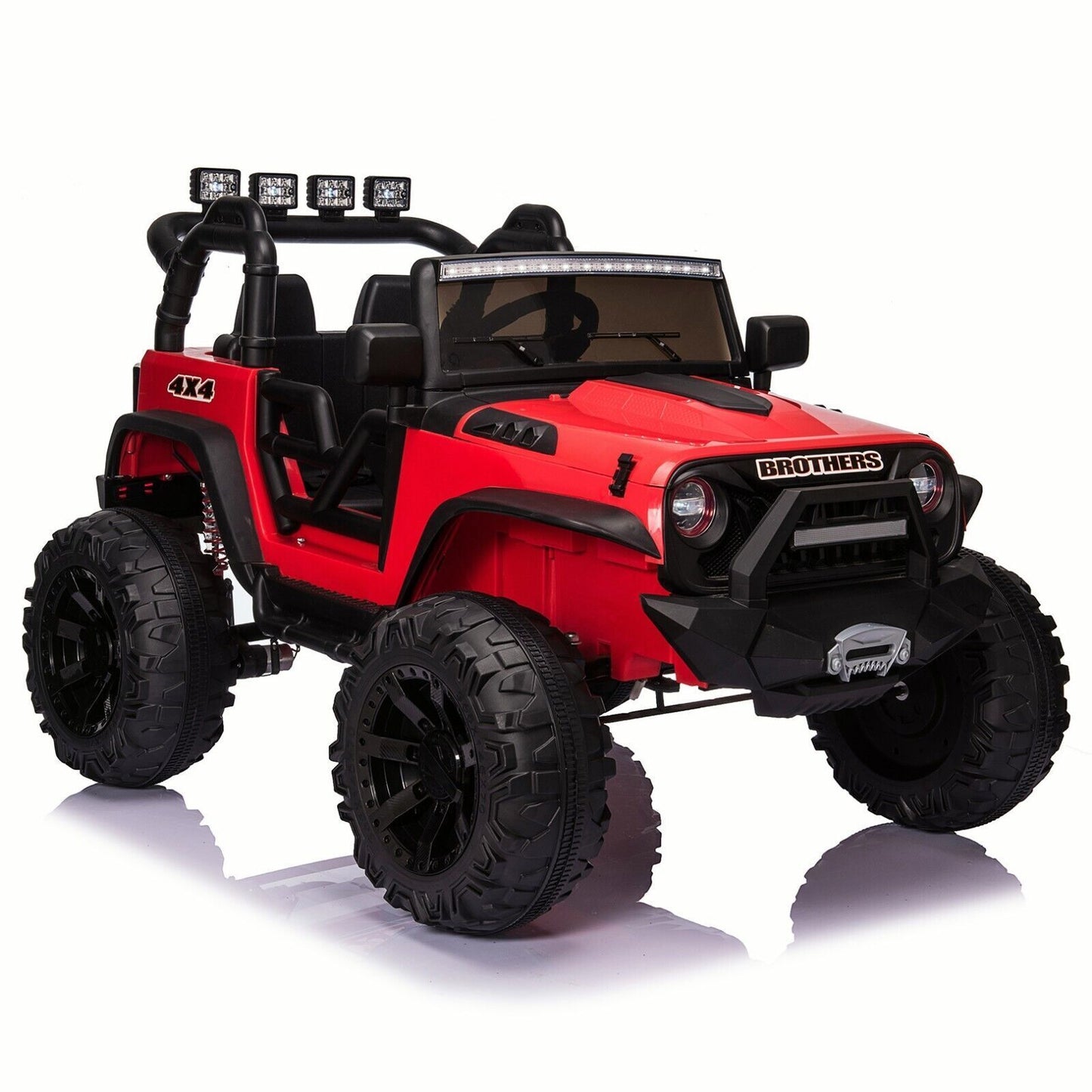 Electric 24V Battery Kids Ride On Car Toy Truck with USB, Bluetooth, and Remote Control Features