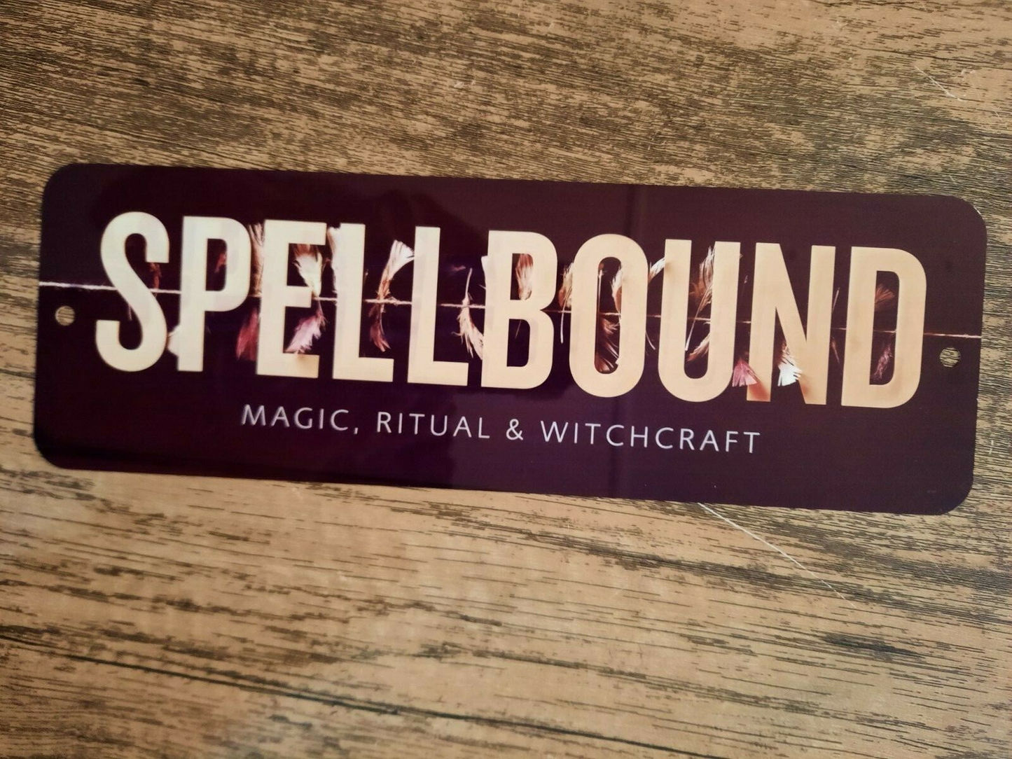 Spellbound Marquee Banner 3x12 Metal Wall Sign