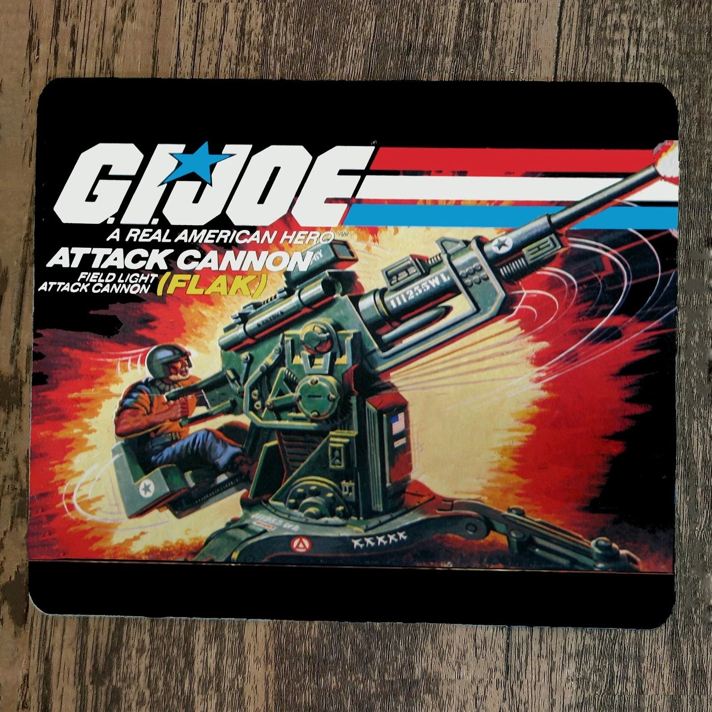 Mouse Pad GI Joe FLAK Attack Cannon