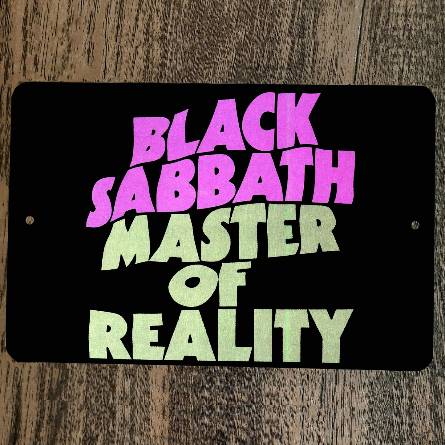Black Sabbath Master of Reality cover art 8x12 Metal Wall Sign