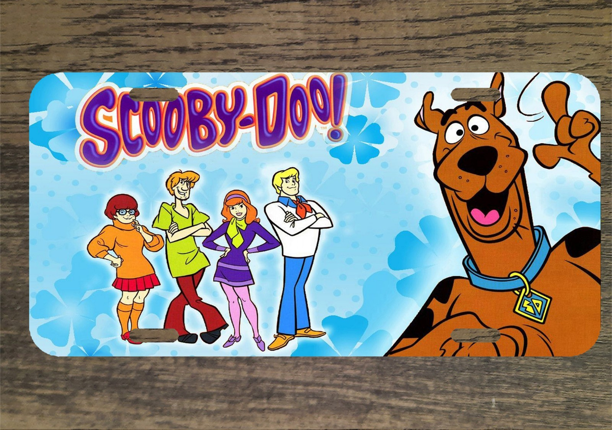 Scooby Doo Classic Cartoon 6x12 Custom Mountable Novelty License Plate #2