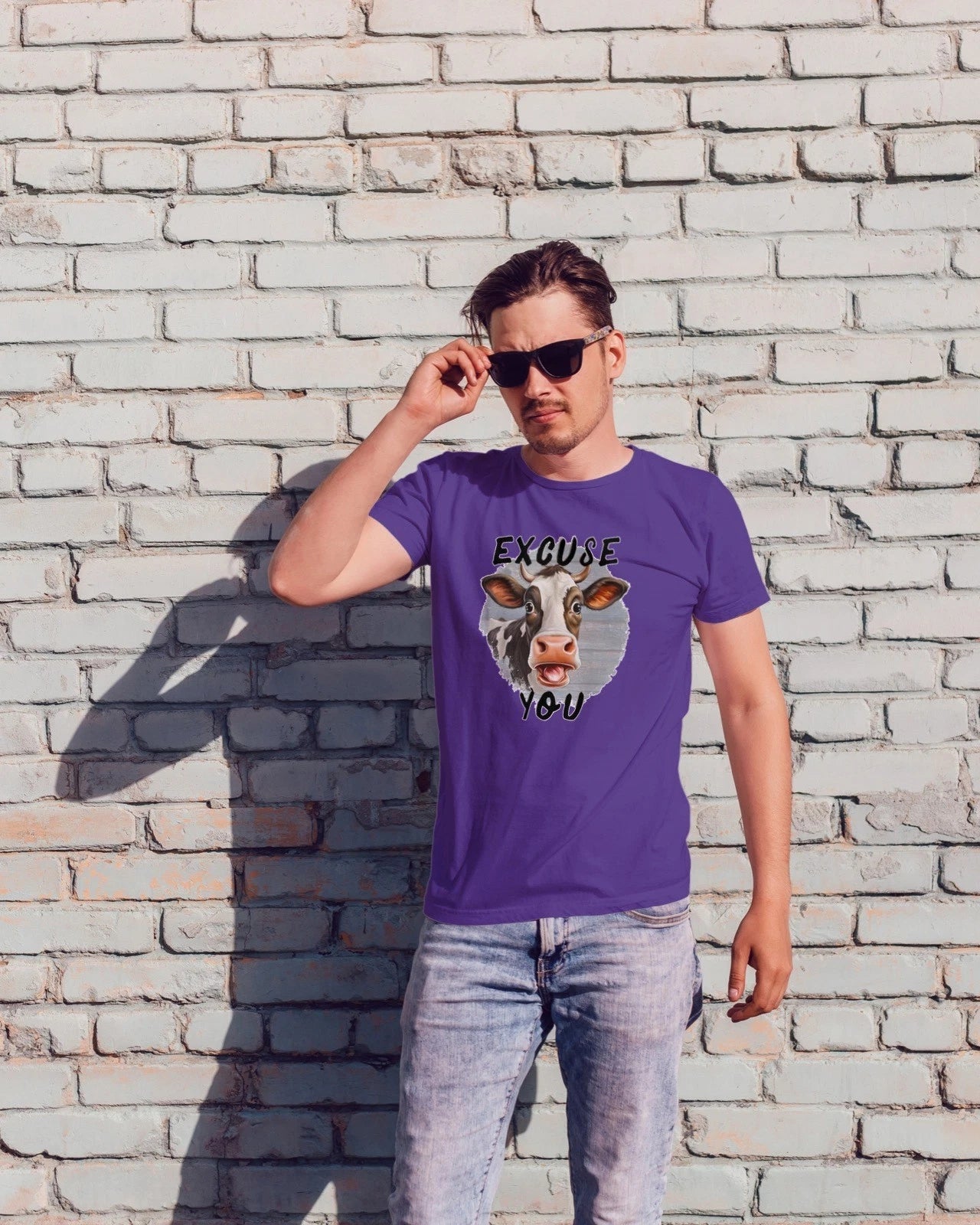 Excuse You Cow Mens T Shirt