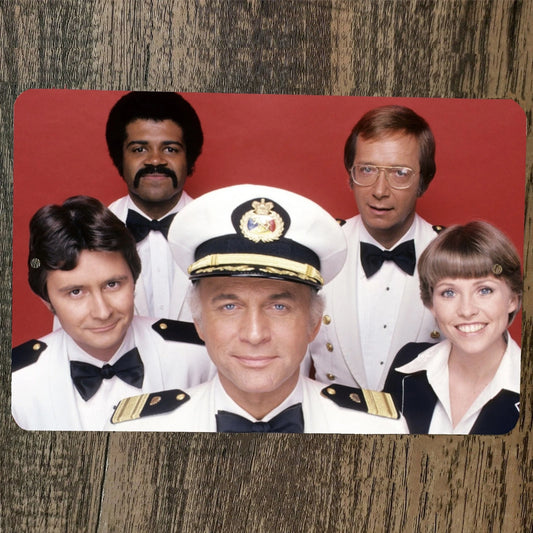 The Love Boat Cast 70-80s TV Show 8x12 Metal Wall Sign