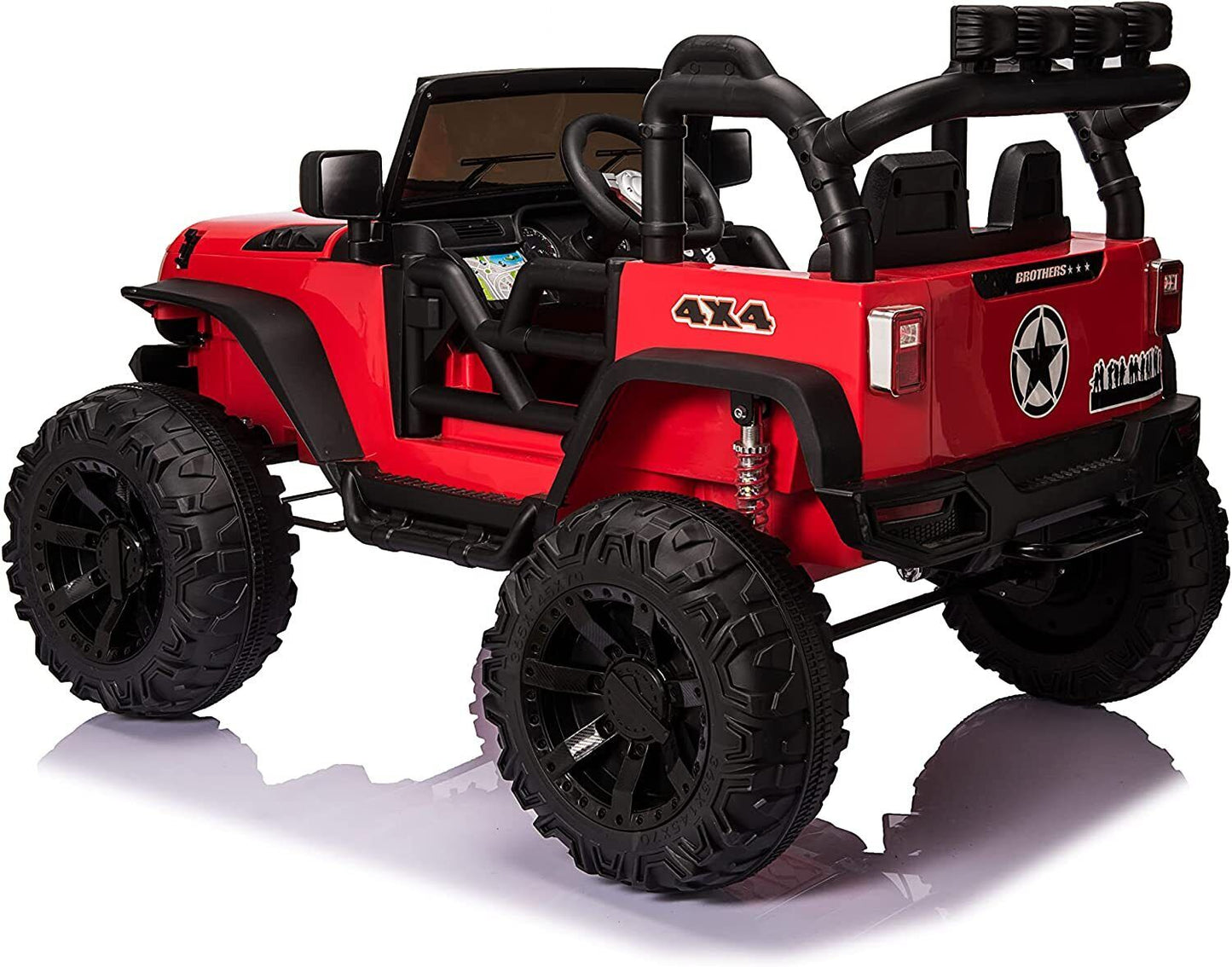 2 Seater Electric Kids Ride On Truck Car with Parent Remote Control and LED Lights - 24V 2x200W