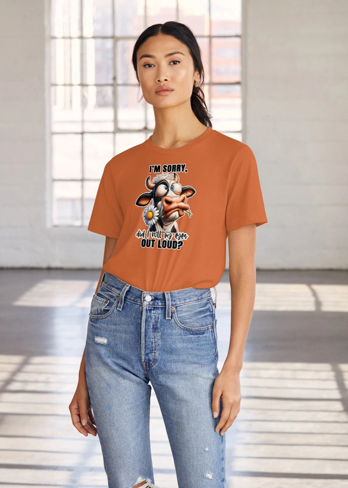 Theres a 99% Chance I Dont Care Cow Mens T Shirt