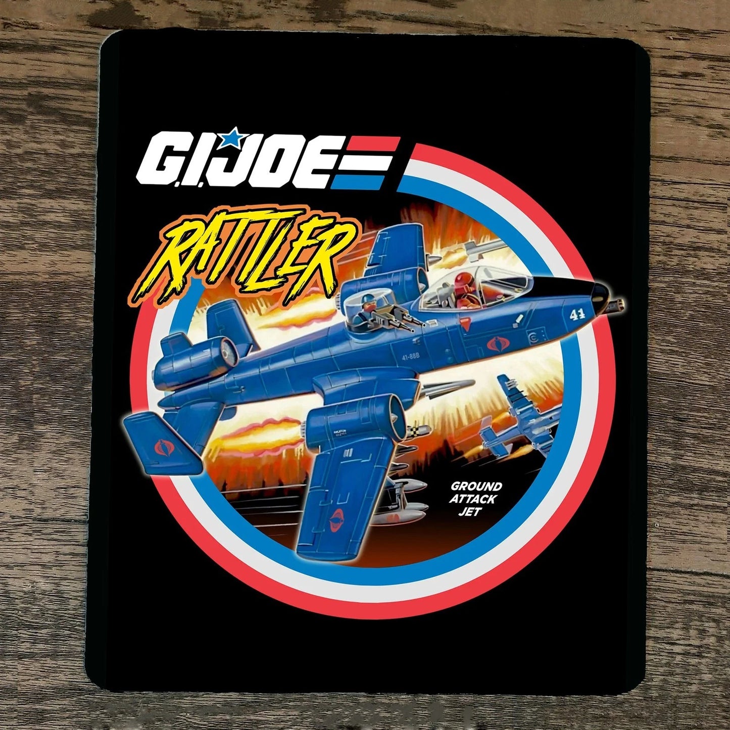 Mouse Pad GI Joe Cobra Rattler Ground Attack Jet
