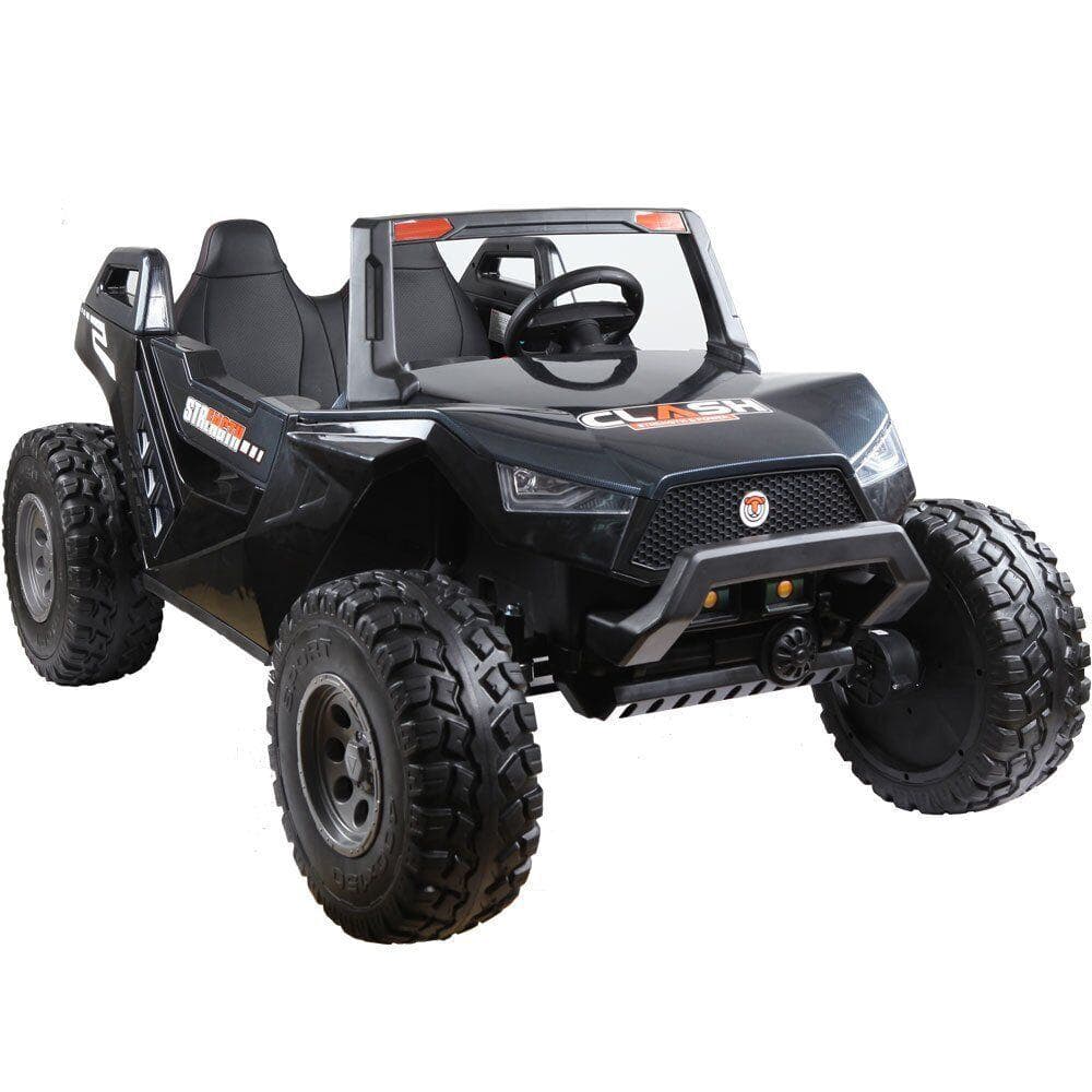 MotoTec Baja UTV 4x4 24v Carbon Fiber (2.4ghz Remote Control), Ride-On Vehicle